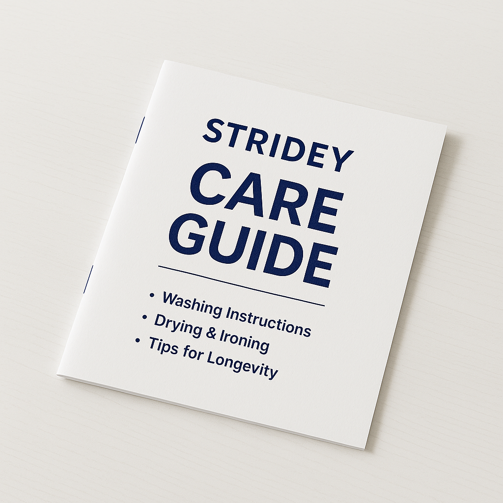 Stridey Care Guide